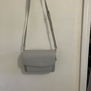Pixie Mood Light Gray Crossbody Bag